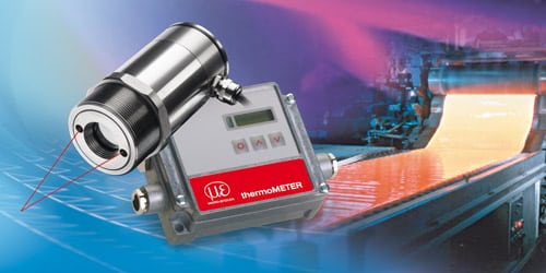 thermoMETER CTLaserGlass | Infrared Sensor with laser sighting for glass industry