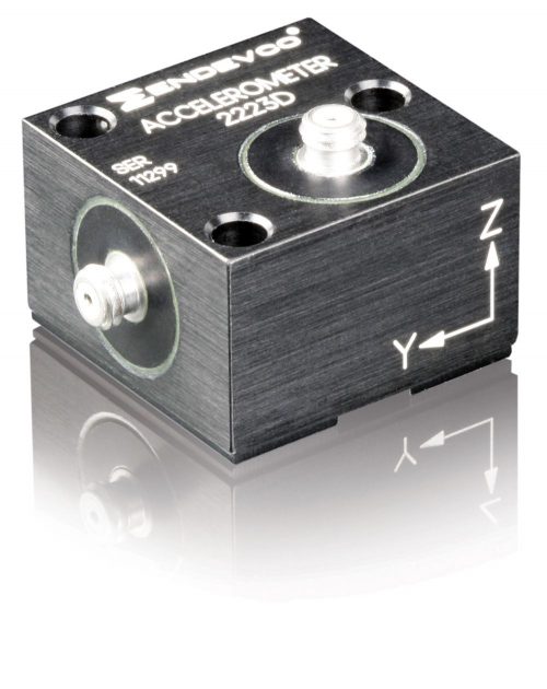 Endevco 2223D | Triaxial Piezoelectric accelerometer for vibration measurement on small structure