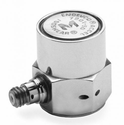 Endevco 7201 | Stud mounted Isoshear piezoelectric accelerometer for general vibration measurement