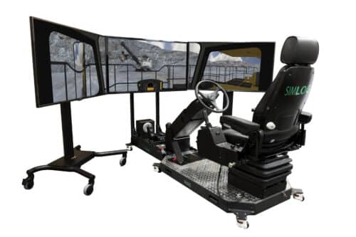 Heavy vehicle training simulator