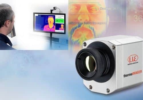 Non-contact body temperature measurement using thermal imaging cameras